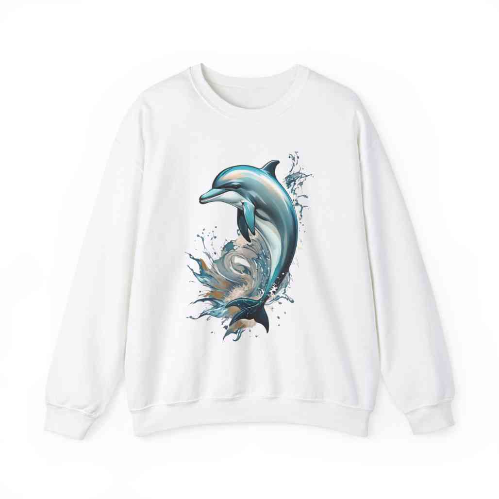 Dolphin Totem Sweatshirt Marine Life Apparel