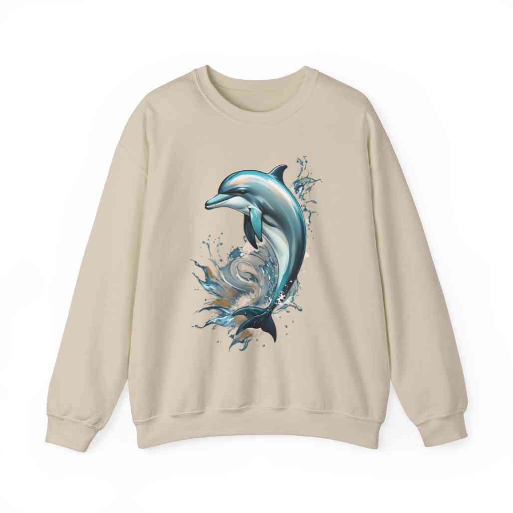 Dolphin Totem Sweatshirt Marine Life Apparel