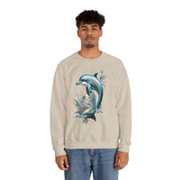 Thumbnail for Dolphin Totem Sweatshirt Marine Life Apparel