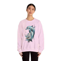 Thumbnail for Dolphin Totem Sweatshirt Marine Life Apparel