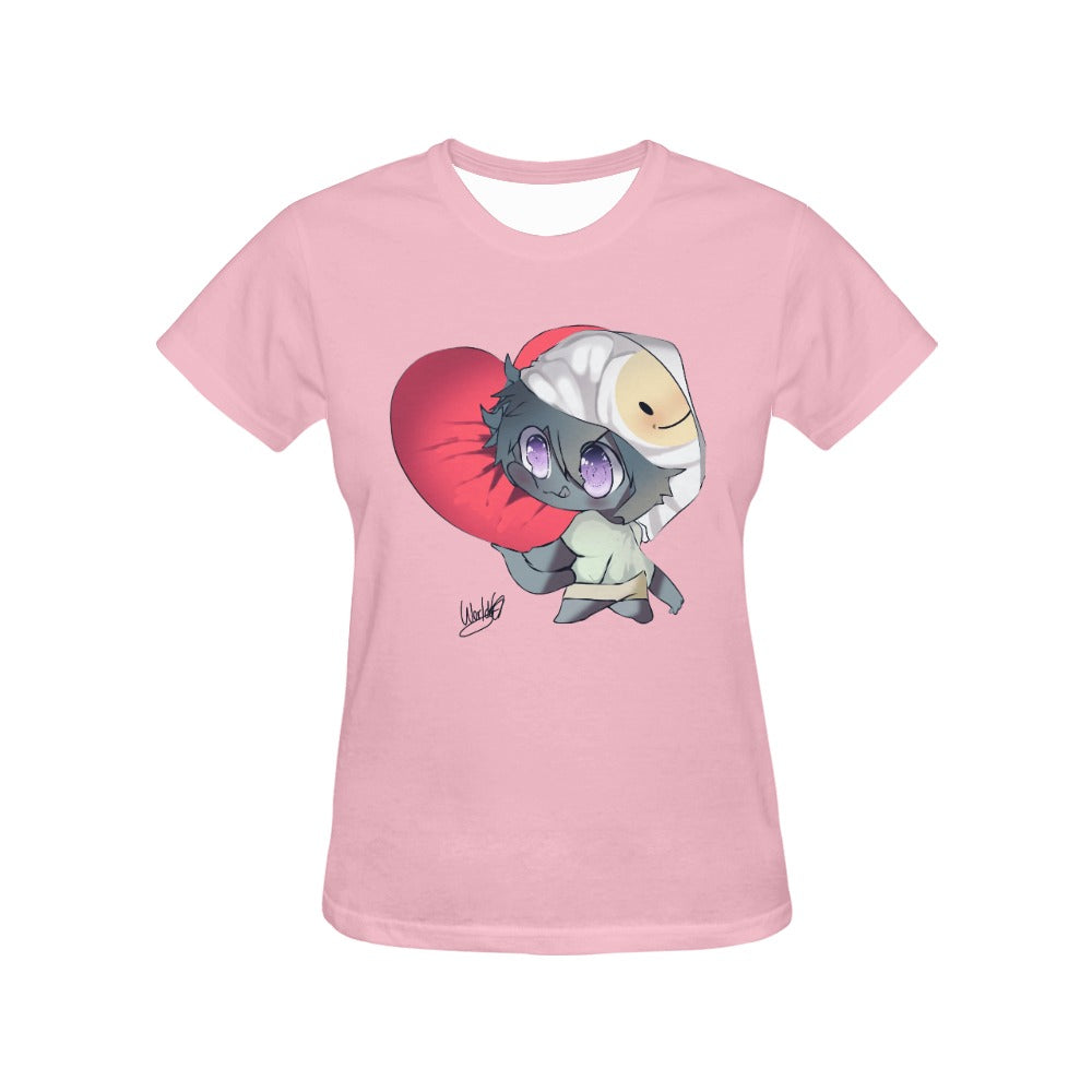 Worldyo Hugs Ladies Fitted Cute Anime Shirt - FIHEROE.