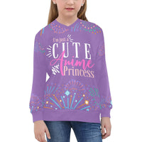 Thumbnail for Girls Cute Anime Princess V-Neck Pullover Sweater - FIHEROE.