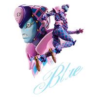 Thumbnail for Golden Wind King Crimson Blue Super Action Statue - FIHEROE.