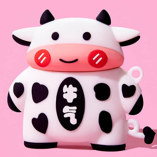 Bullish Cow Dairy Cattle Anime Airpods Case - FIHEROE.