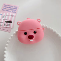 Thumbnail for Cute Ruby Little Beaver Anime Airpods Case - FIHEROE.