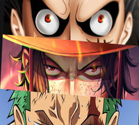 Thumbnail for One Piece Characters Graphic Anime Hoodie - FIHEROE.