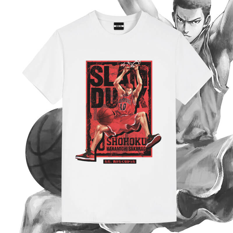 Slam Dunk Characters Anime Graphic Tees - FIHEROE.