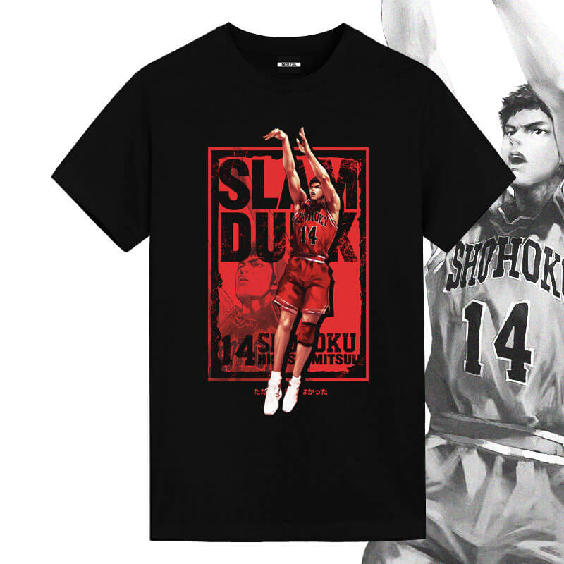 Slam Dunk Characters Anime Graphic Tees - FIHEROE.