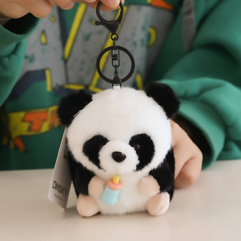 Cute Baby Panda Anime Stuffed Animal Bag Charm - FIHEROE.