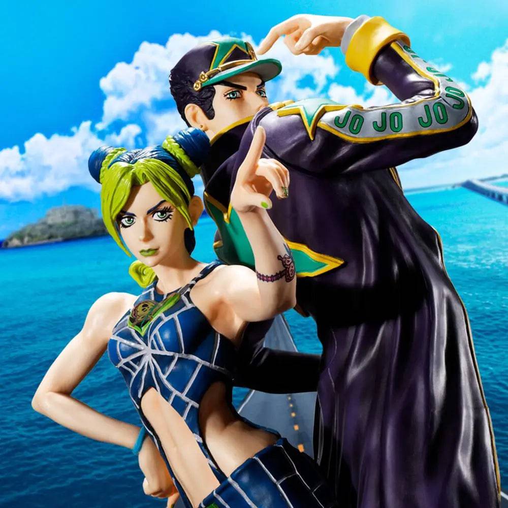 Jotaro and Jolyne Stone Ocean Jojo Figures