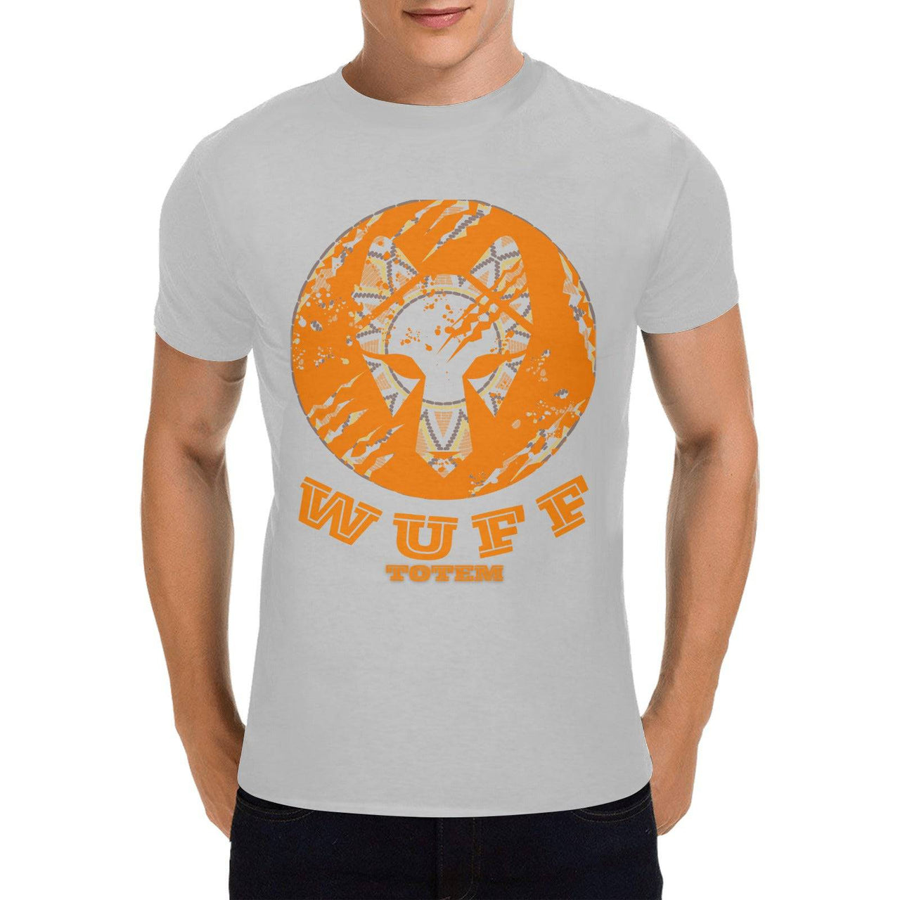 Wuff Totem Animal Tee Shirt Short Sleeve - FIHEROE.