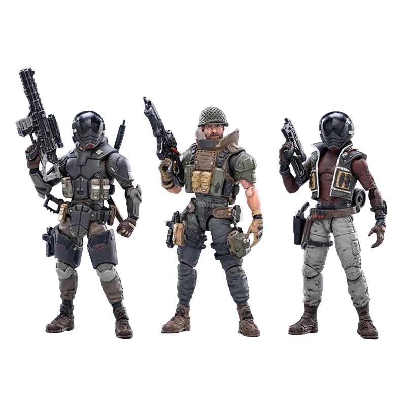 Dark Source Characters Trio Army Soldier Toys - FIHEROE.