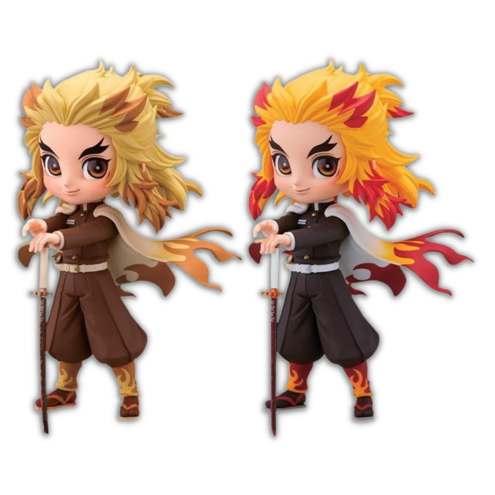 Demon Slayer Kyojuro Rengoku Action Figure - The Quirky Quest (15 Cms)