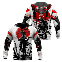 Thumbnail for Oni Mask Full Moon 3D Print Samurai Hoodie