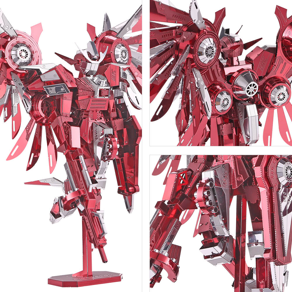 Anime Puzzles 3D Red Thunder Robot Model Kit | FIHEROE.