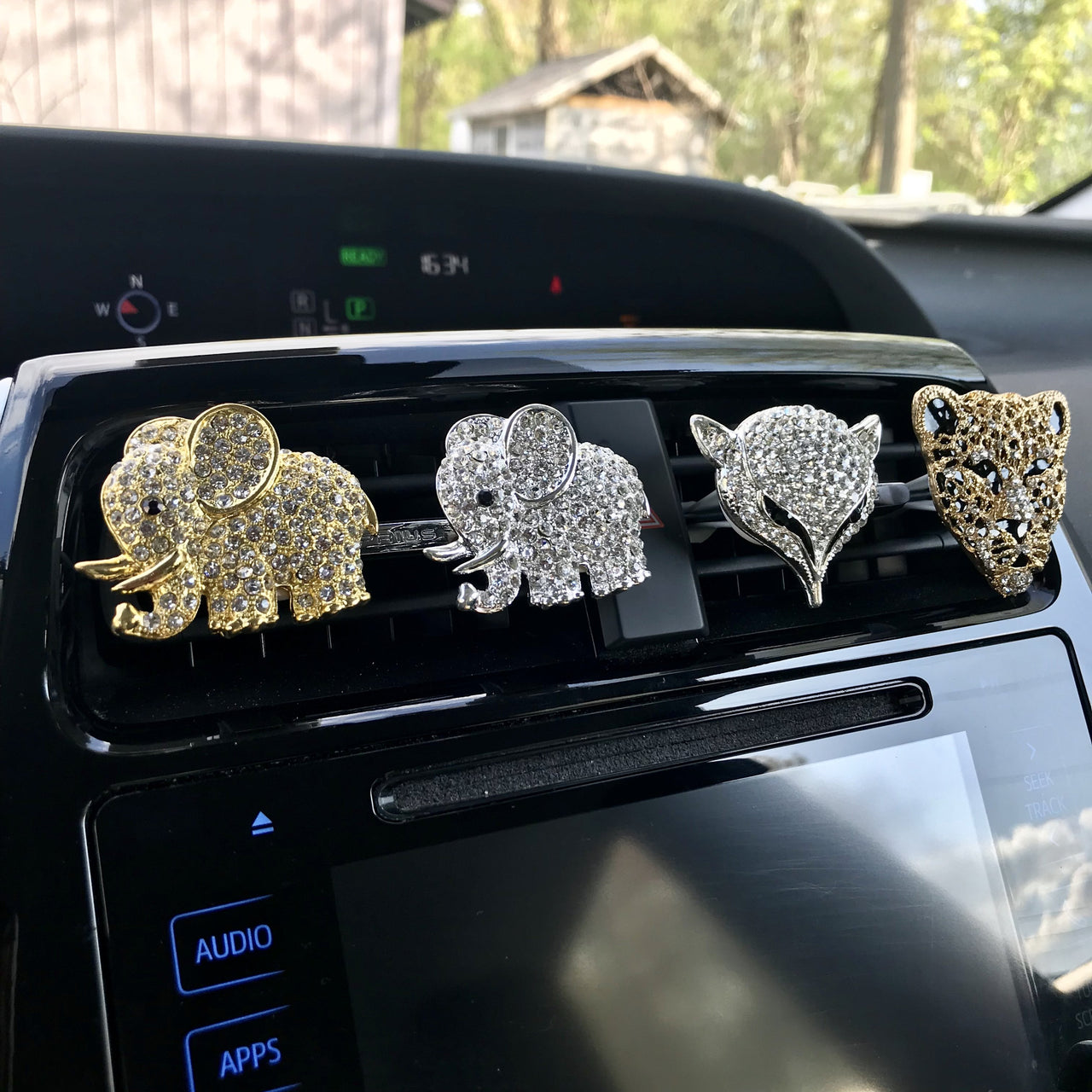 Animal Totem Elephant Diamond Bling Car Freshener - FIHEROE.