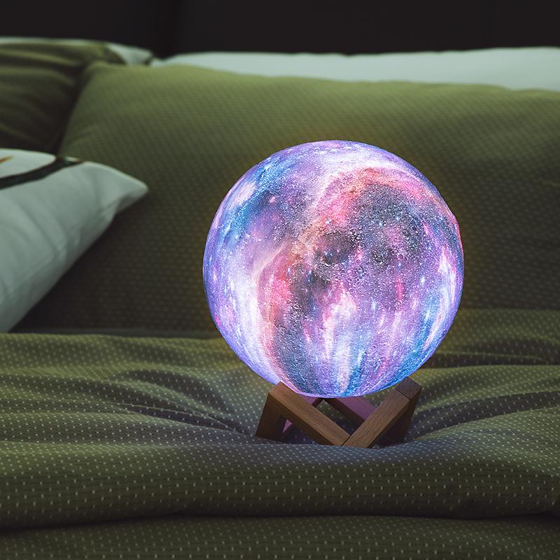 Anime Galaxy 3D Printed Cosmic LED Lamp - FIHEROE.