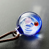 Thumbnail for Anime Galaxy Glass Cabochon Pendant Necklace - FIHEROE.