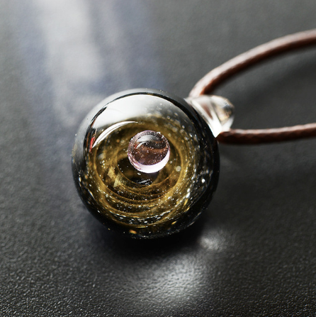 Anime Galaxy Glass Cabochon Pendant Necklace - FIHEROE.