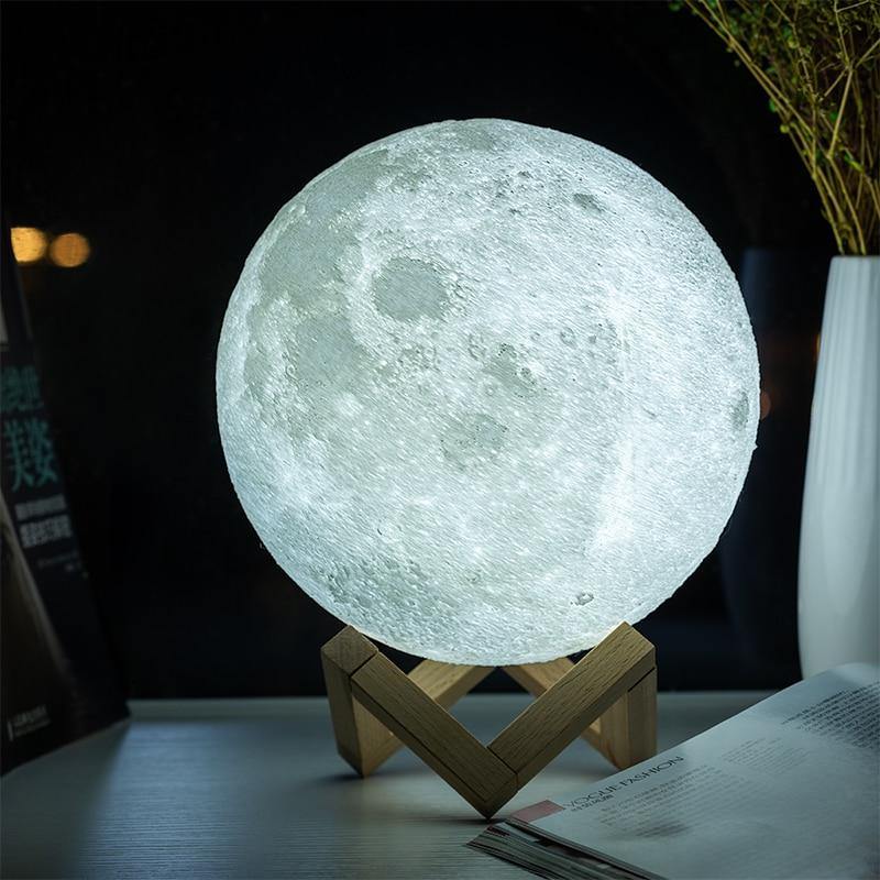 Anime Galaxy Moon Lamp 3D LED USB Night Light - FIHEROE.