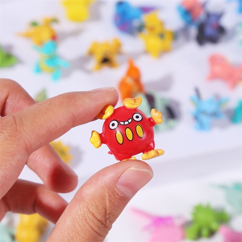Pokemon Mini Figures 144 Piece Anime Toys - FIHEROE.