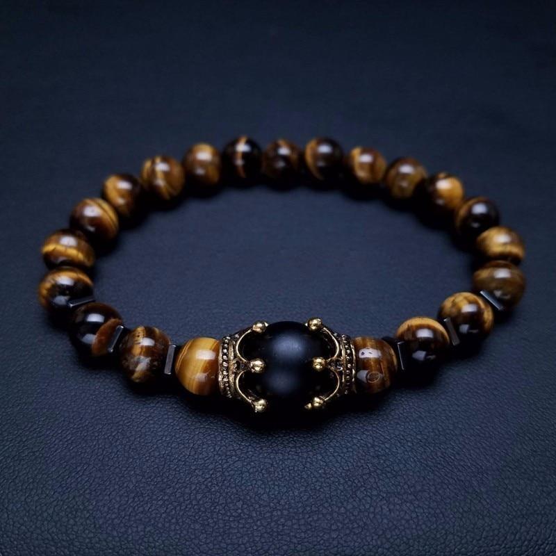 Healing Totem King Bead Natural Stone Bracelet - FIHEROE.