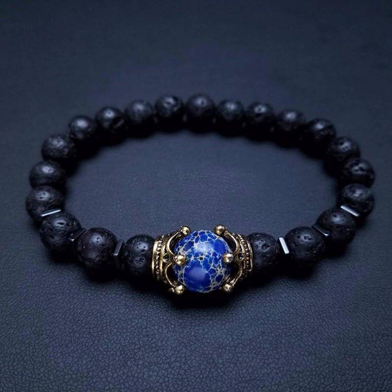 Healing Totem King Bead Natural Stone Bracelet - FIHEROE.