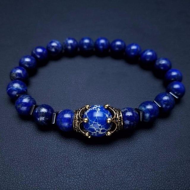 Healing Totem King Bead Natural Stone Bracelet - FIHEROE.