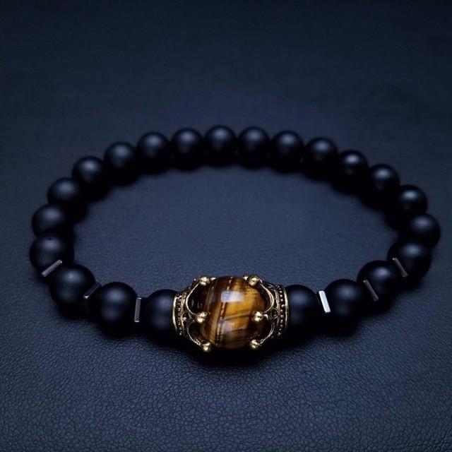 Healing Totem King Bead Natural Stone Bracelet - FIHEROE.