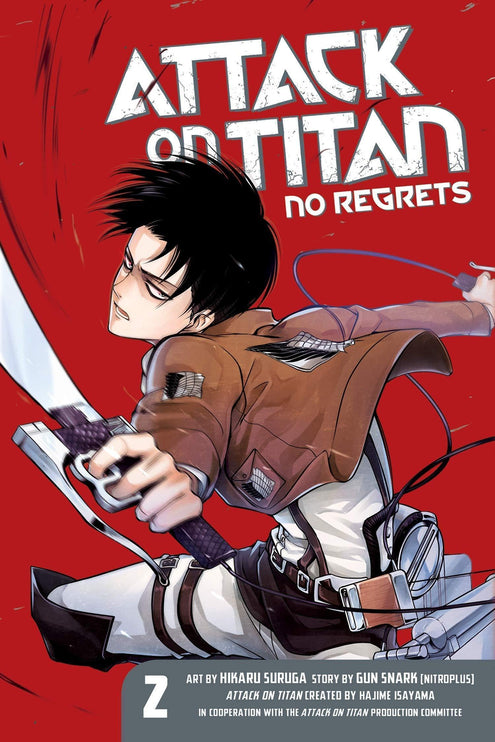 Levi No Regrets Attack on Titan Books - FIHEROE.