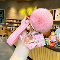 Thumbnail for Pink Girly Pom Pom Bag Charm Anime Keychains - FIHEROE.