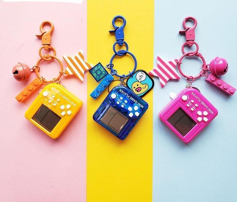 Retro Mini Game Console Anime Keychains - FIHEROE.