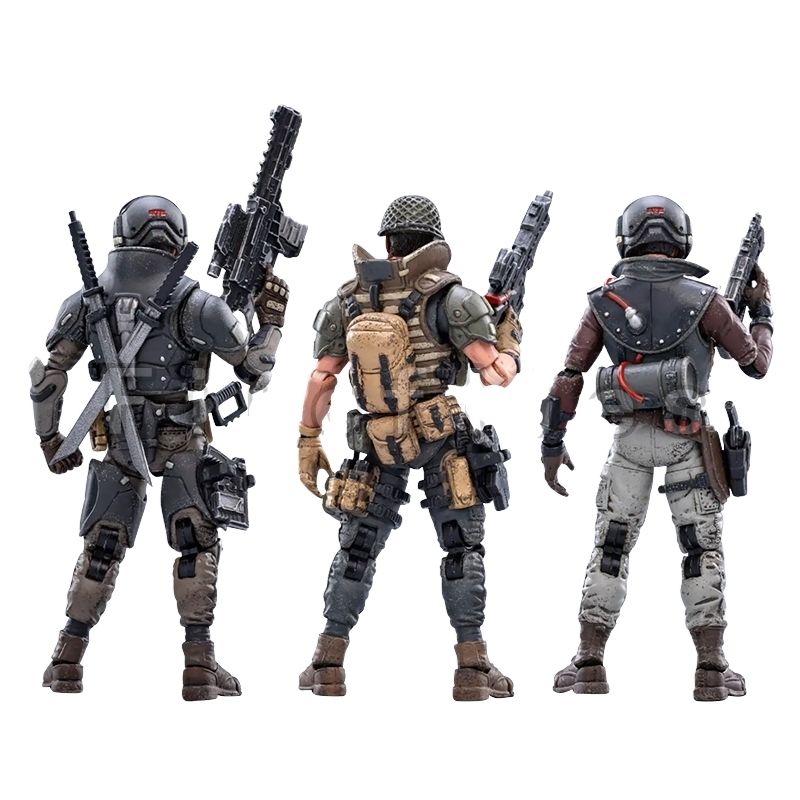 Dark Source Characters Trio Army Soldier Toys - FIHEROE.